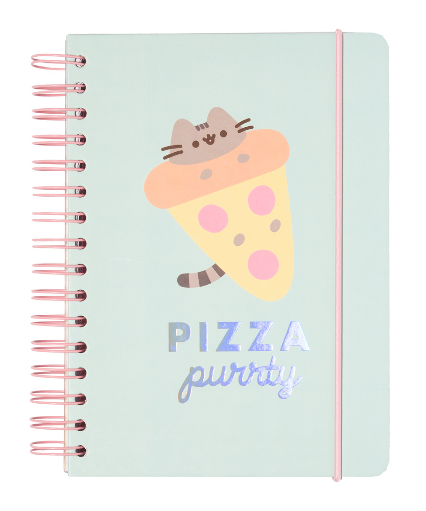 Pusheen Pusheen hardcover bullet journal Pizza purrty