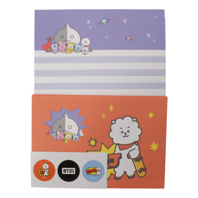 BT21 Briefpapier set B - RJ