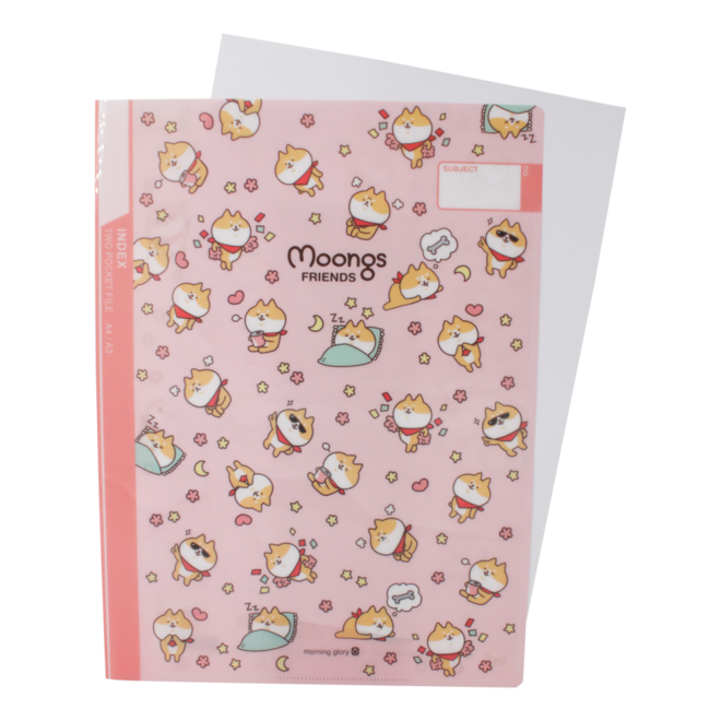 Moongs Friends A4 pocket file - various