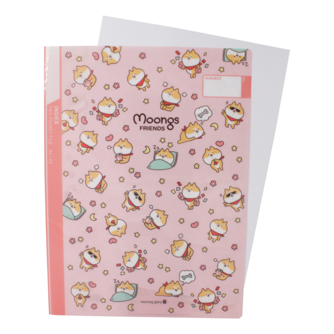 Moongs Friends A4 pocket file - various