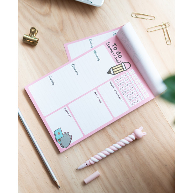Pusheen To-do Notepad - Rose Collection