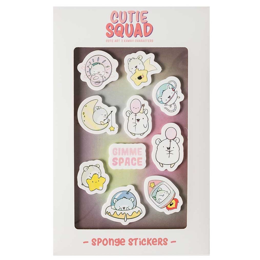 CutieSquad Big foam stickers Space Hamsters