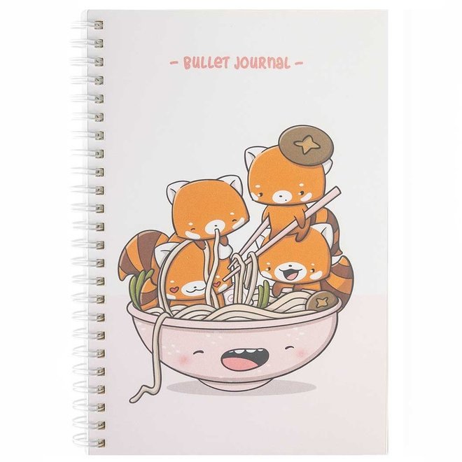 A5 Bullet Journal - Hungry red pandas