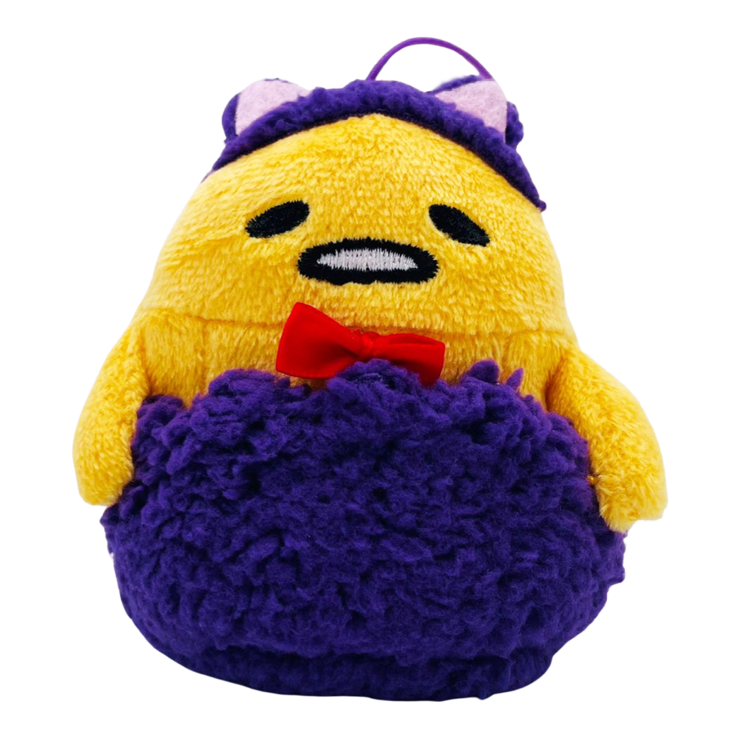 Sanrio Gudetama Halloween - mini plush purple