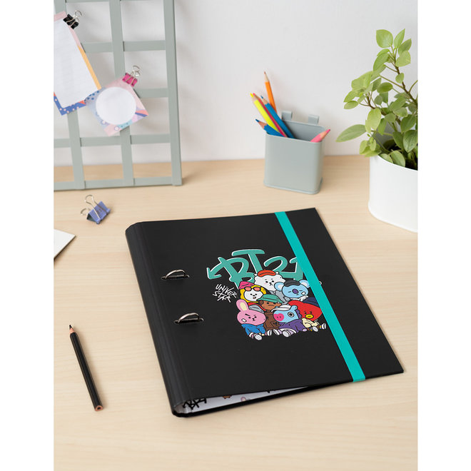 BT21 2 ring binder file (2 rings) - Street Mood