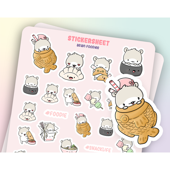 Stickervel - Asian Foodies