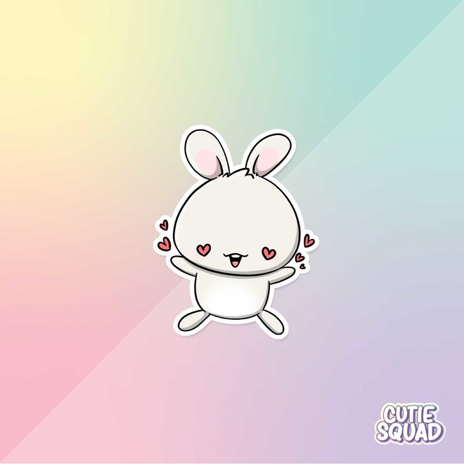 Sticker set - Kawaii Bunnies