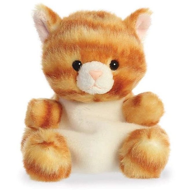 Rode kat knuffeltje - 13 cm
