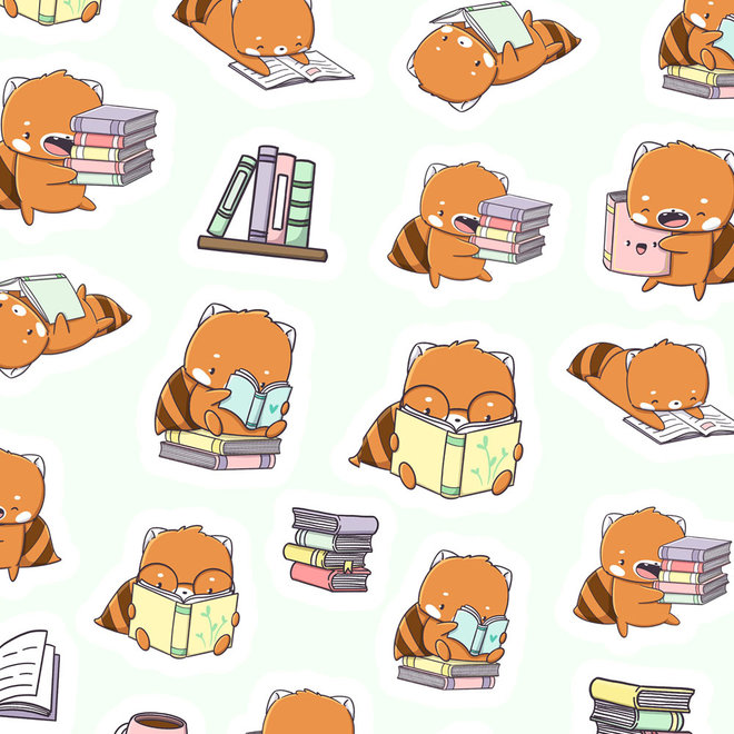 Sticker sheet - Booklovers