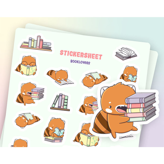 Sticker sheet - Booklovers