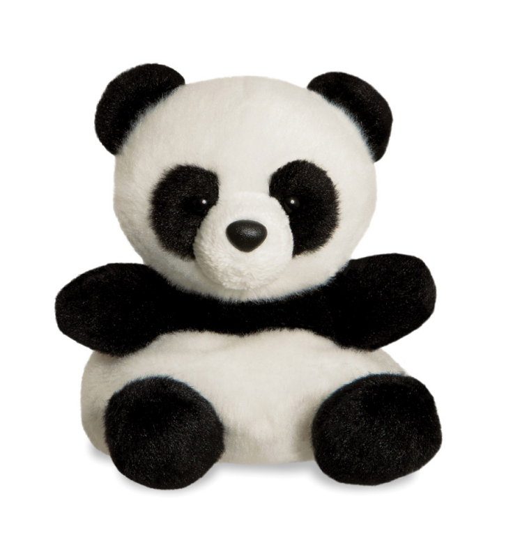 Palm Pals Panda knuffeltje - 13 cm