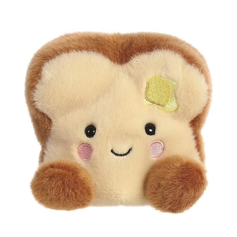 Palm Pals Toast met boter knuffeltje 13 cm