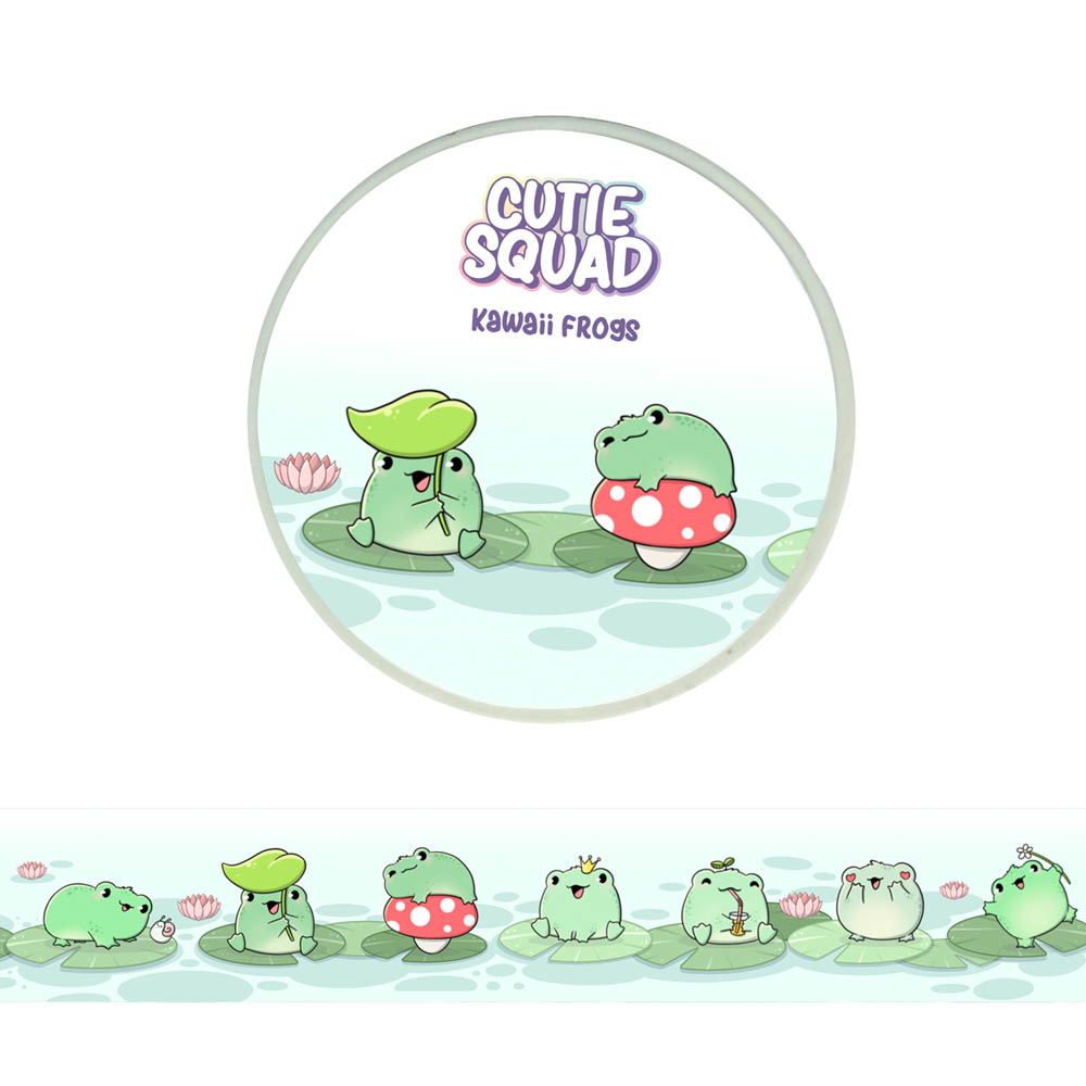 CutieSquad Washi tape Frog Festival