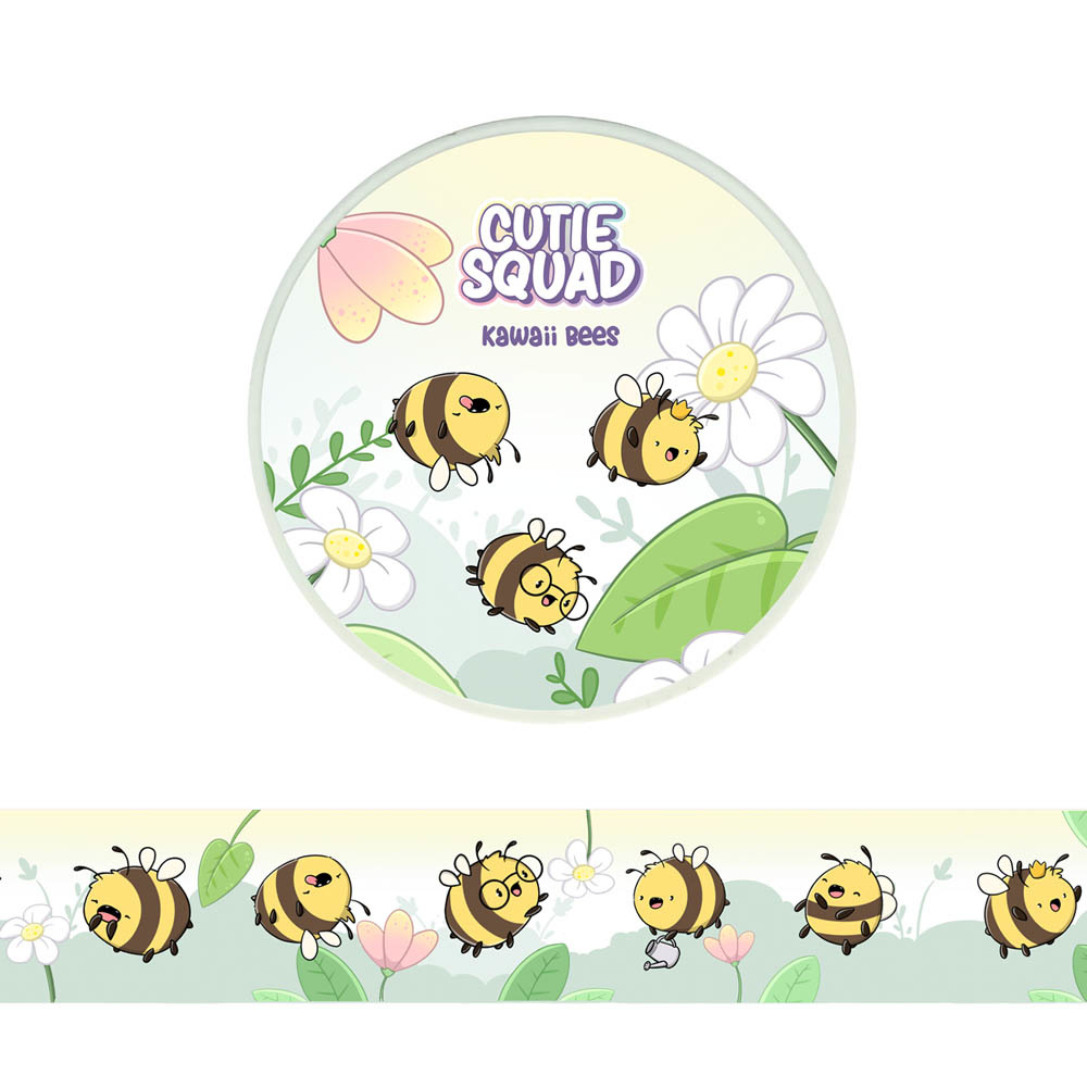 CutieSquad Washi tape Kawaii Bees