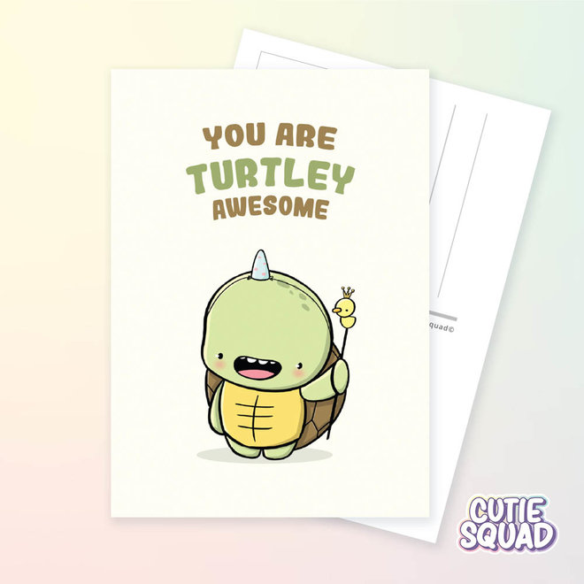 Postcard - Turtley Awesome