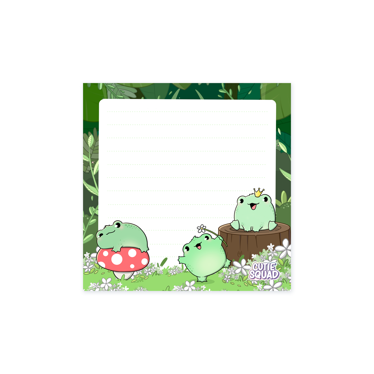 CutieSquad Mini Sticky Notes - Frog Festival