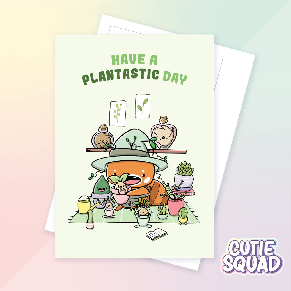 CutieSquad Ansichtkaart Have a plantastic day