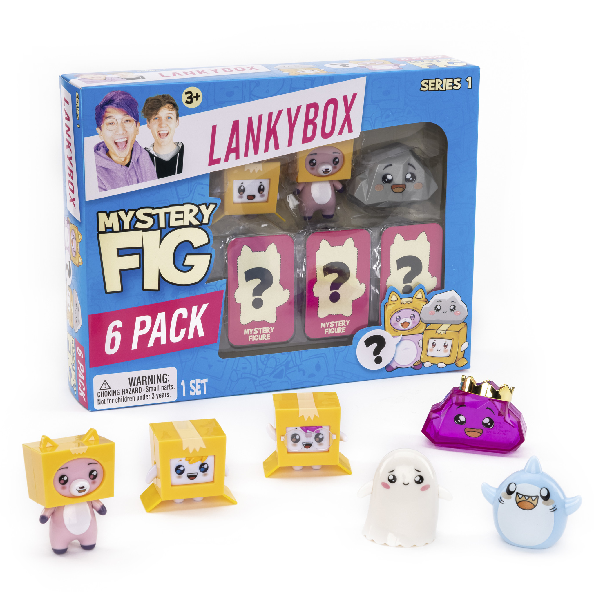 Lankybox Blindbox - Lankybox Mystery Figures 6-Pack