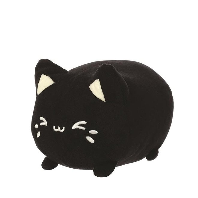 Tasty Peach Black Sesame Meowchi - 18 cm