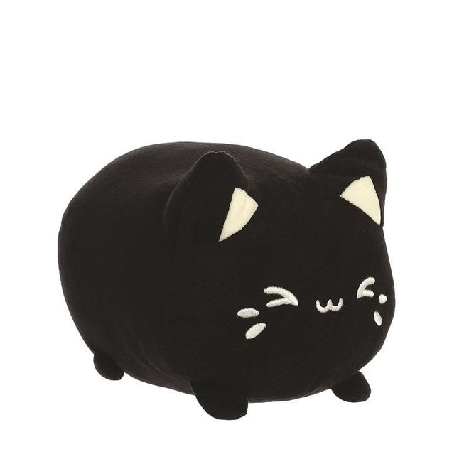 Tasty Peach Black Sesame Meowchi - 18 cm