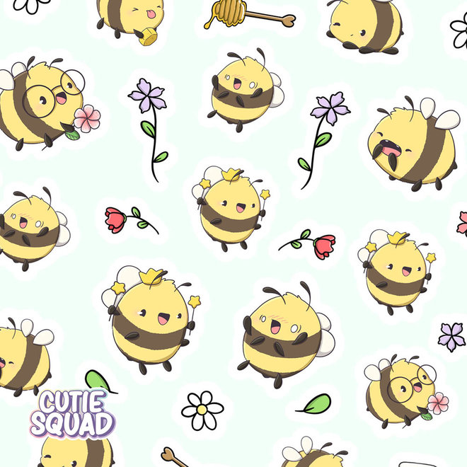 Sticker sheet - Happy Bees II