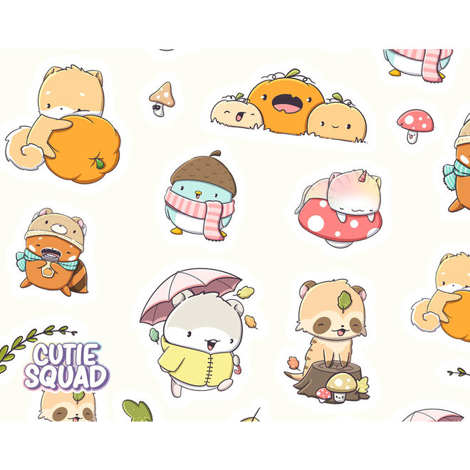 Sticker sheet - Cozy Forest