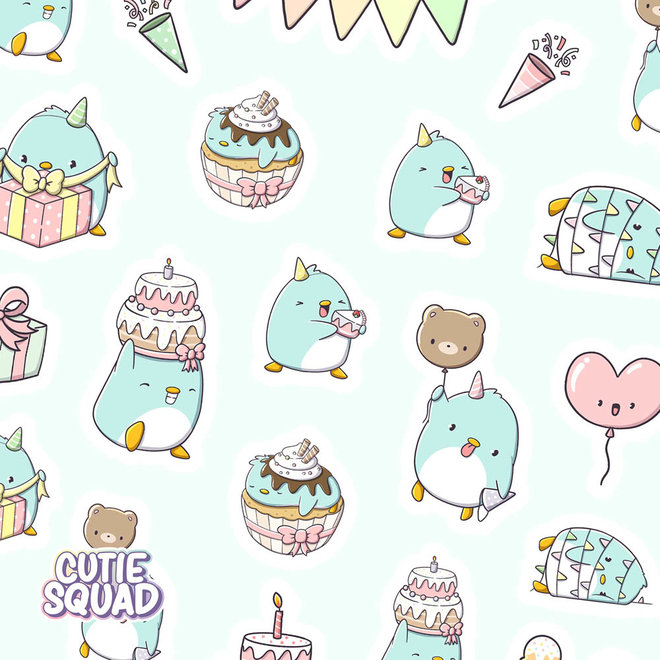 Sticker sheet - Ray's Birthday