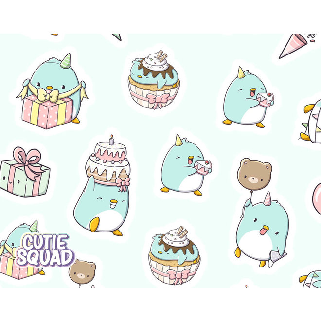 Sticker sheet - Ray's Birthday