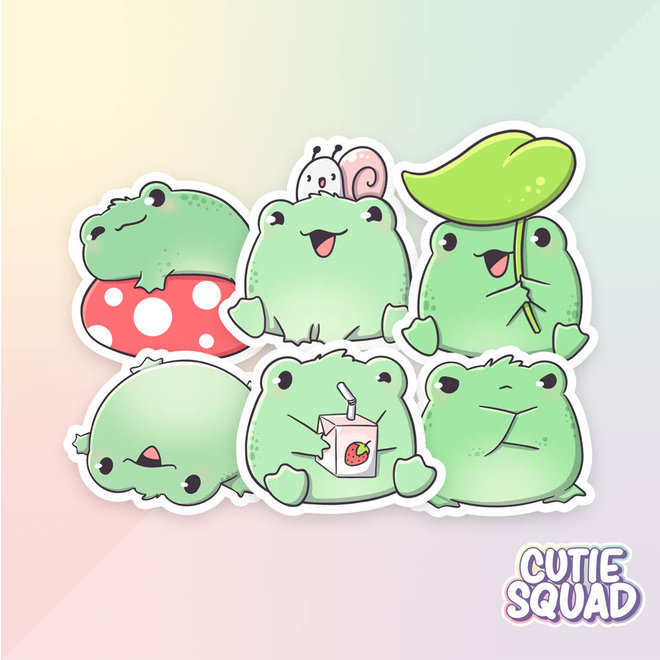 Sticker set - Frog Festival II