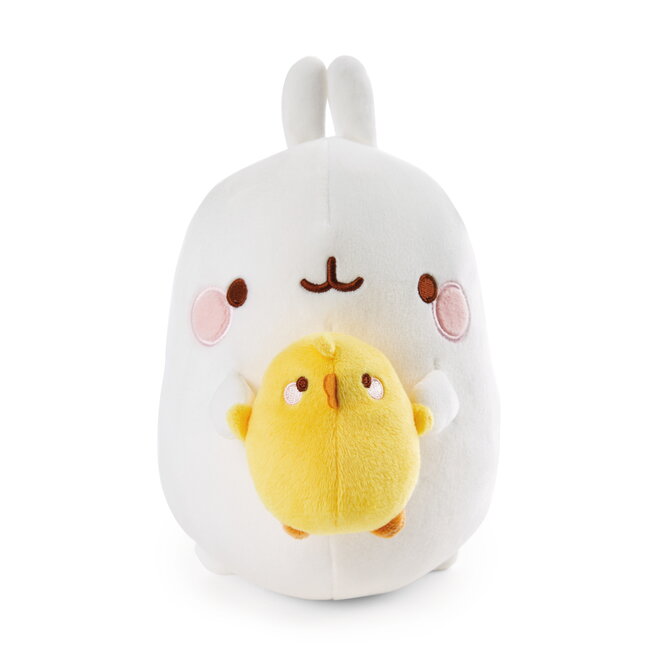 Molang with Piu Piu plush - 24 cm