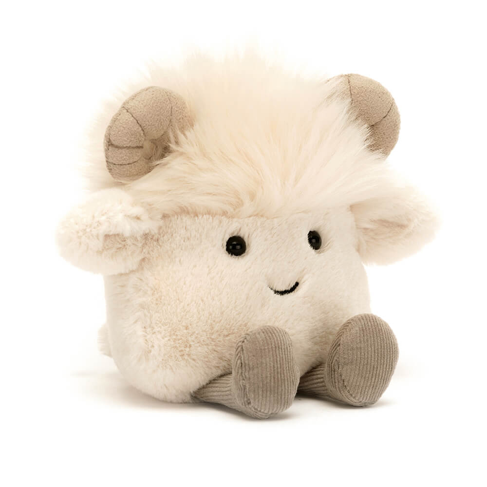 Jellycat Amuseabean Ram - 10 cm