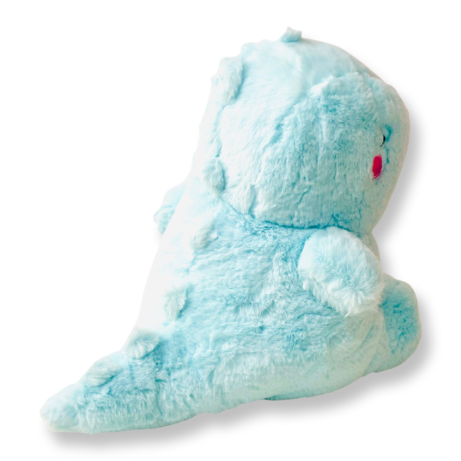 Yabu Fluffy Dino Blue plush - 27 cm