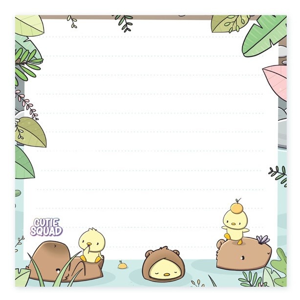 CutieSquad Sticky Notes Capybara