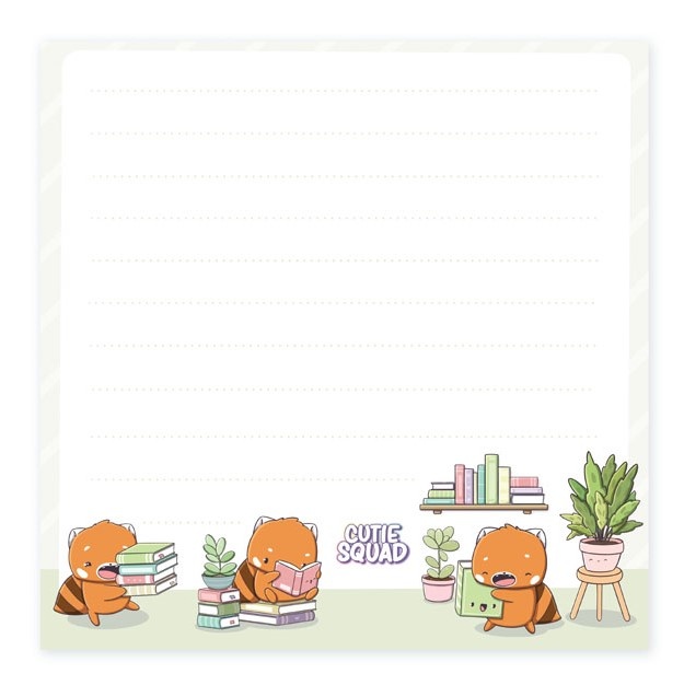 CutieSquad Sticky Notes Booklovers