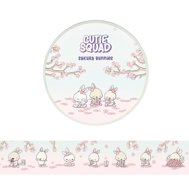 Washi tape - Sakura Bunnies