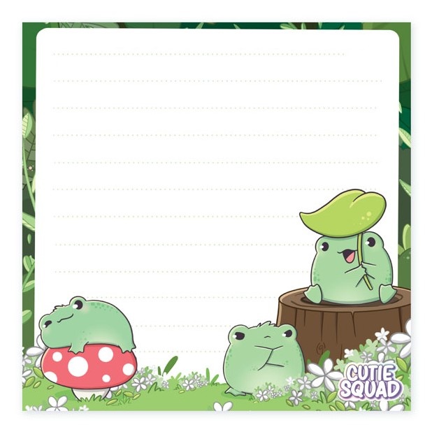 CutieSquad Sticky Notes - Frogs