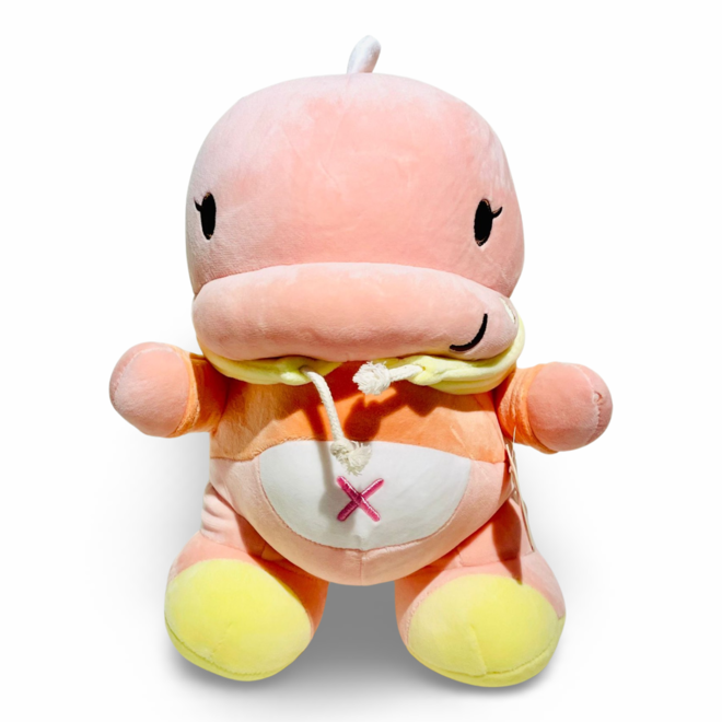 Yabu rex knuffel roze - 30 cm