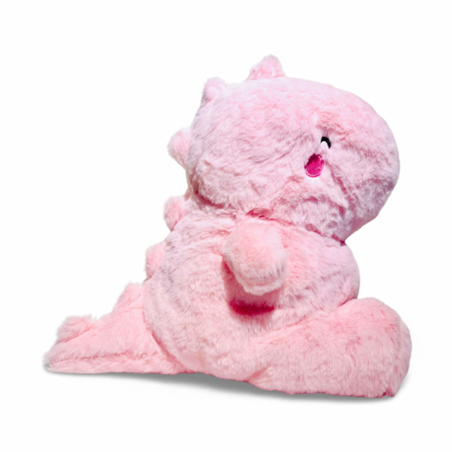 Yabu Fluffy Dino pink plush - 27 cm