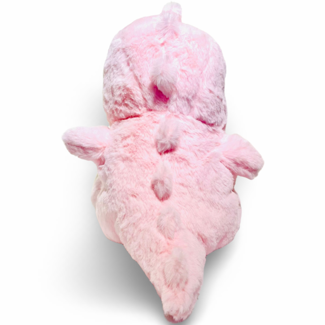 Yabu Fluffy Dino pink plush - 27 cm