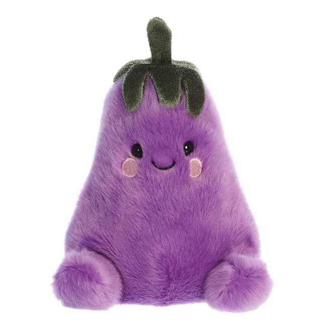 Aubergine knuffeltje - 13 cm