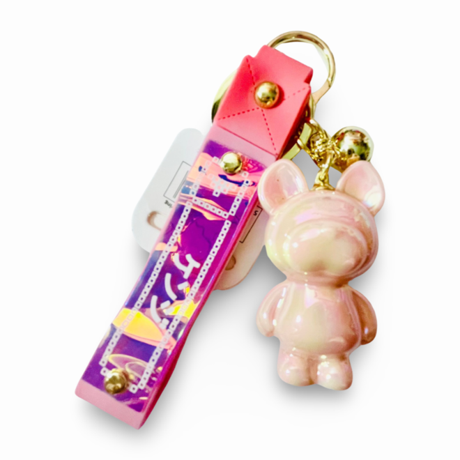 Keychain shiny bear