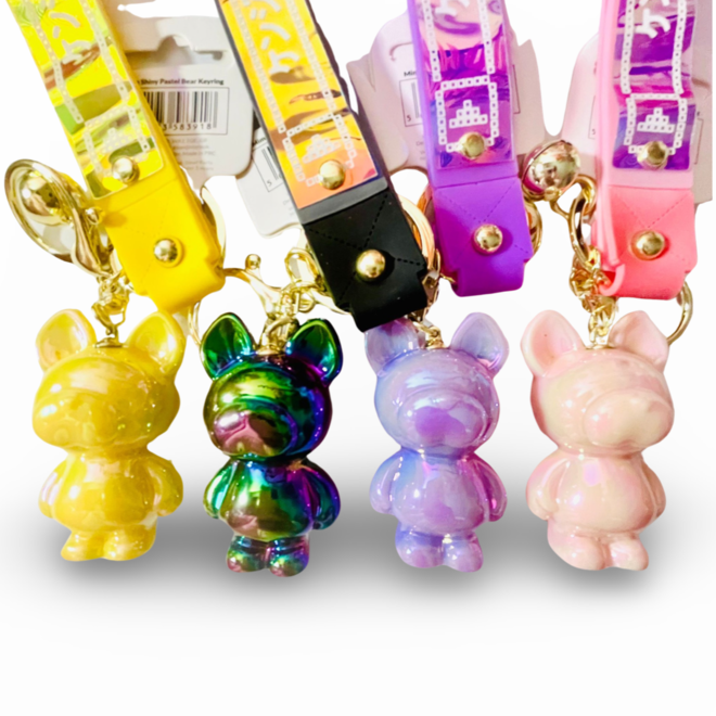 Keychain shiny bear