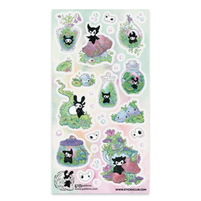 Sticker sheet - Forest Sprite Adventures