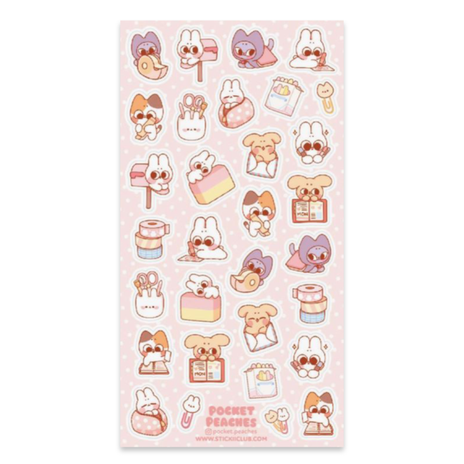 Sticker sheet - Kawaii Stationery Essentials