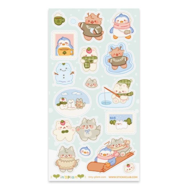 Cute Kawaii Mind Wave Mini Hamsters Sticker Sheet - for Journal Planne –  Alwayz Kawaii