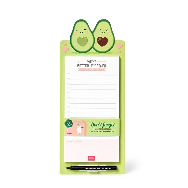 Magnetic notepad - Avocado