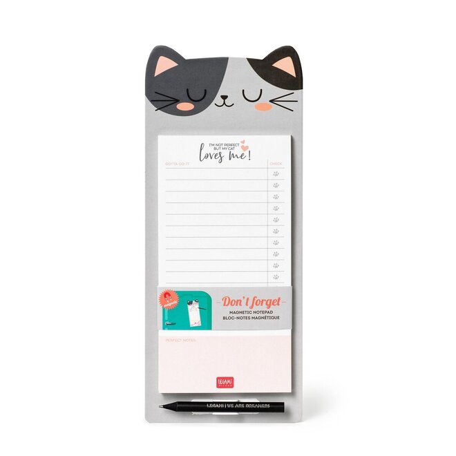 Magnetic notepad - Kitty