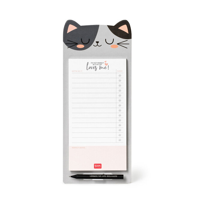 Magnetic notepad - Kitty