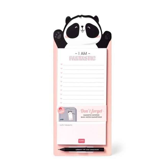 Magnetic notepad - Panda