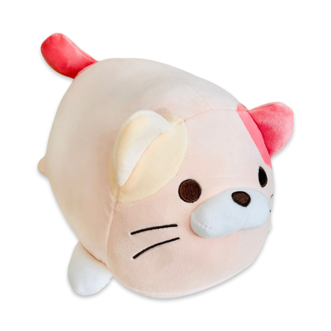 Yabu  knuffel cat duo pink - 30 cm